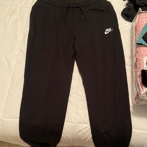 Black Nike joggers